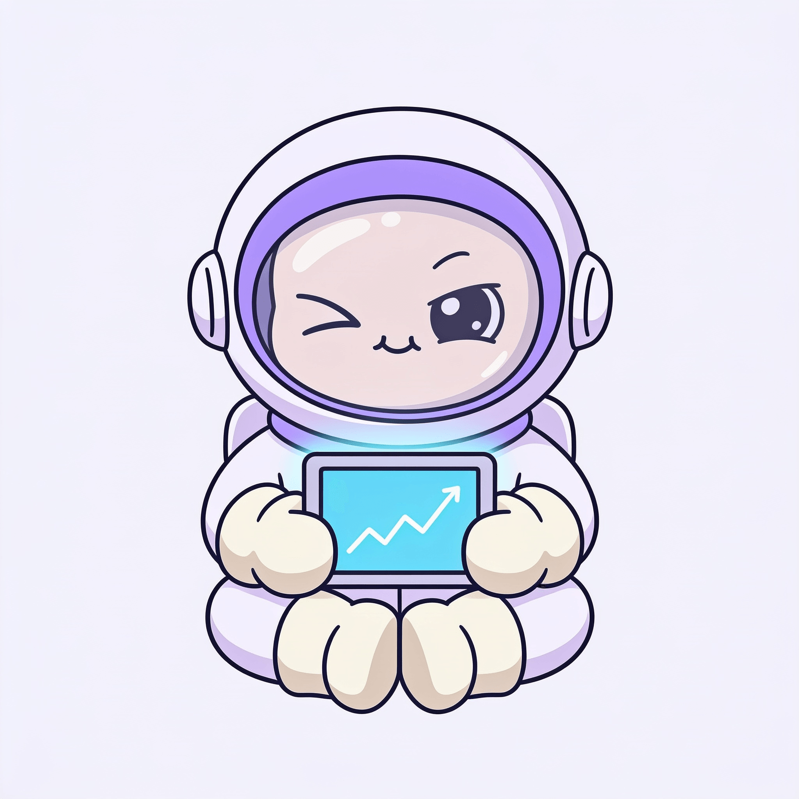 Cosmo chart analyst — seated, reviewing data